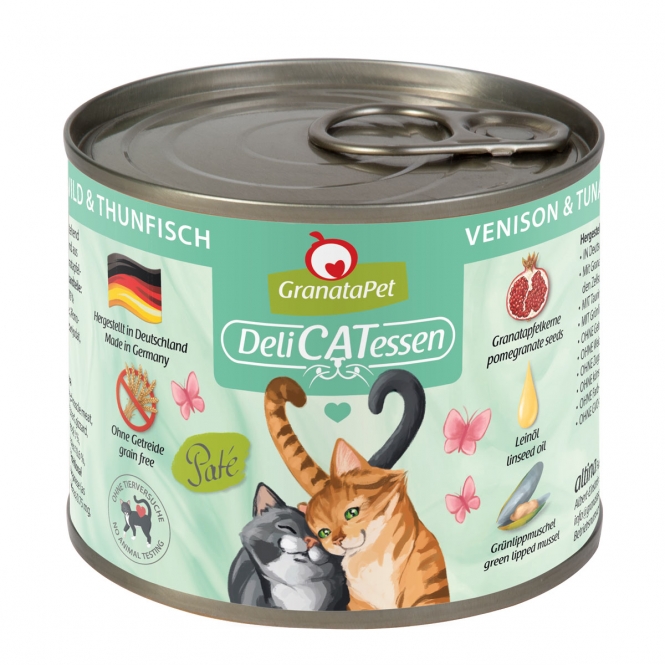 6 x GranataPet Delicatessen Dose Wild & Thunfisch