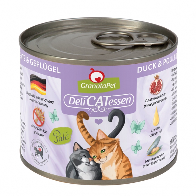 6 x GranataPet Delicatessen Dose Ente & Geflügel